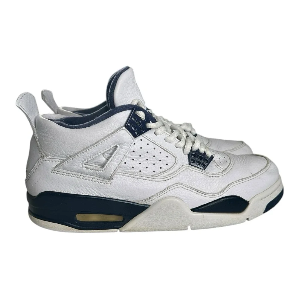 AIR JORDAN 4 COLUMBIA 2015‎ WHITE LEGEND BLUE NAVY 314254 107 MEN SIZE 8